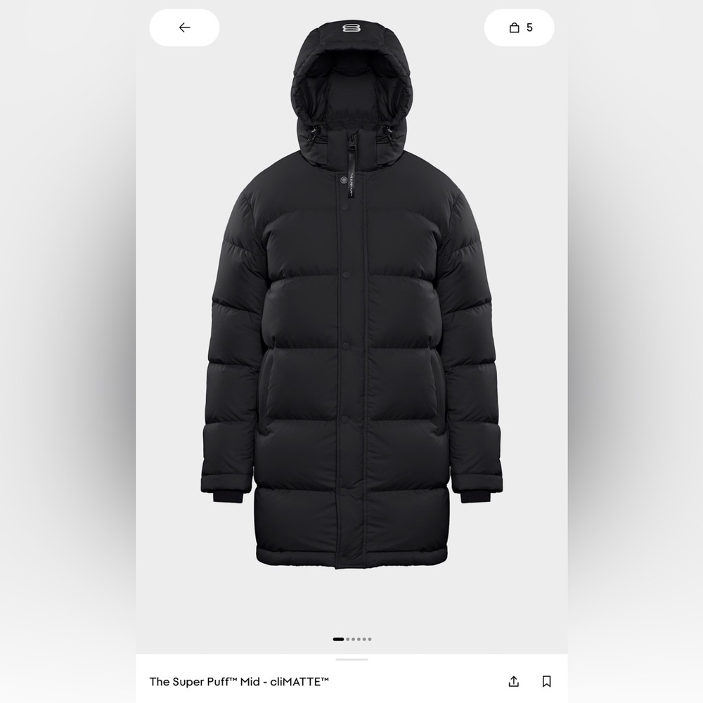 The Super Puff Mid- CliMATTE in Black